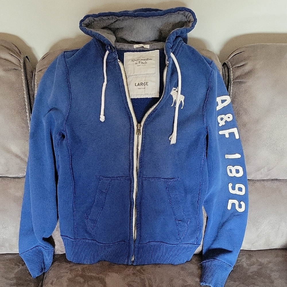 Abercrombie & Fitch Blue Hoodie